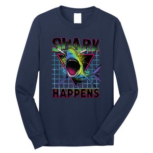 Shark Happens Long Sleeve Shirt