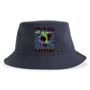 Shark Happens Sustainable Bucket Hat