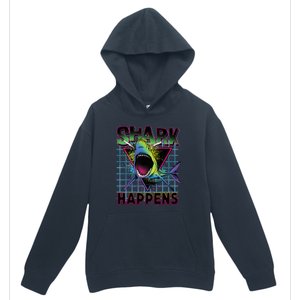 Shark Happens Urban Pullover Hoodie