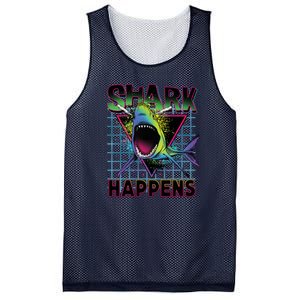 Shark Happens Mesh Reversible Basketball Jersey Tank