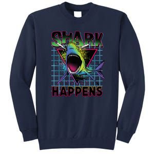 Shark Happens Tall Sweatshirt