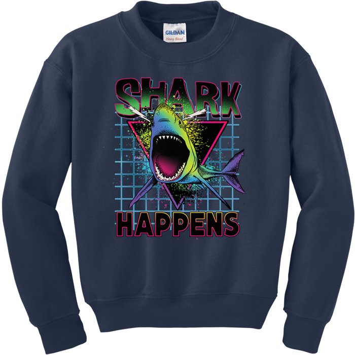 Shark Happens Kids Sweatshirt