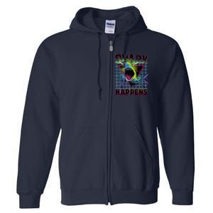 Shark Happens Full Zip Hoodie