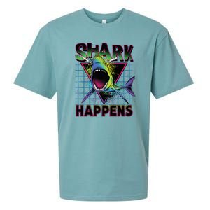 Shark Happens Sueded Cloud Jersey T-Shirt