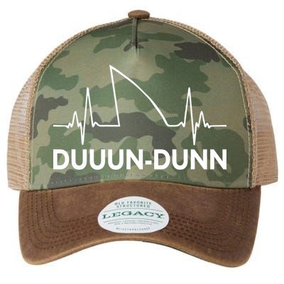 Shark Heartbeat Pulse Duuun-Dunn Legacy Tie Dye Trucker Hat
