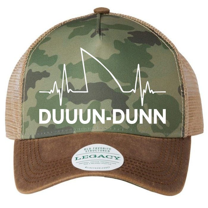 Shark Heartbeat Pulse Duuun-Dunn Legacy Tie Dye Trucker Hat