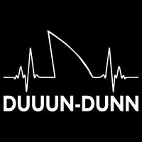 Shark Heartbeat Pulse Duuun-Dunn 7-Panel Snapback Hat