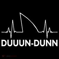 Shark Heartbeat Pulse Duuun-Dunn Youth Performance Sprint T-Shirt