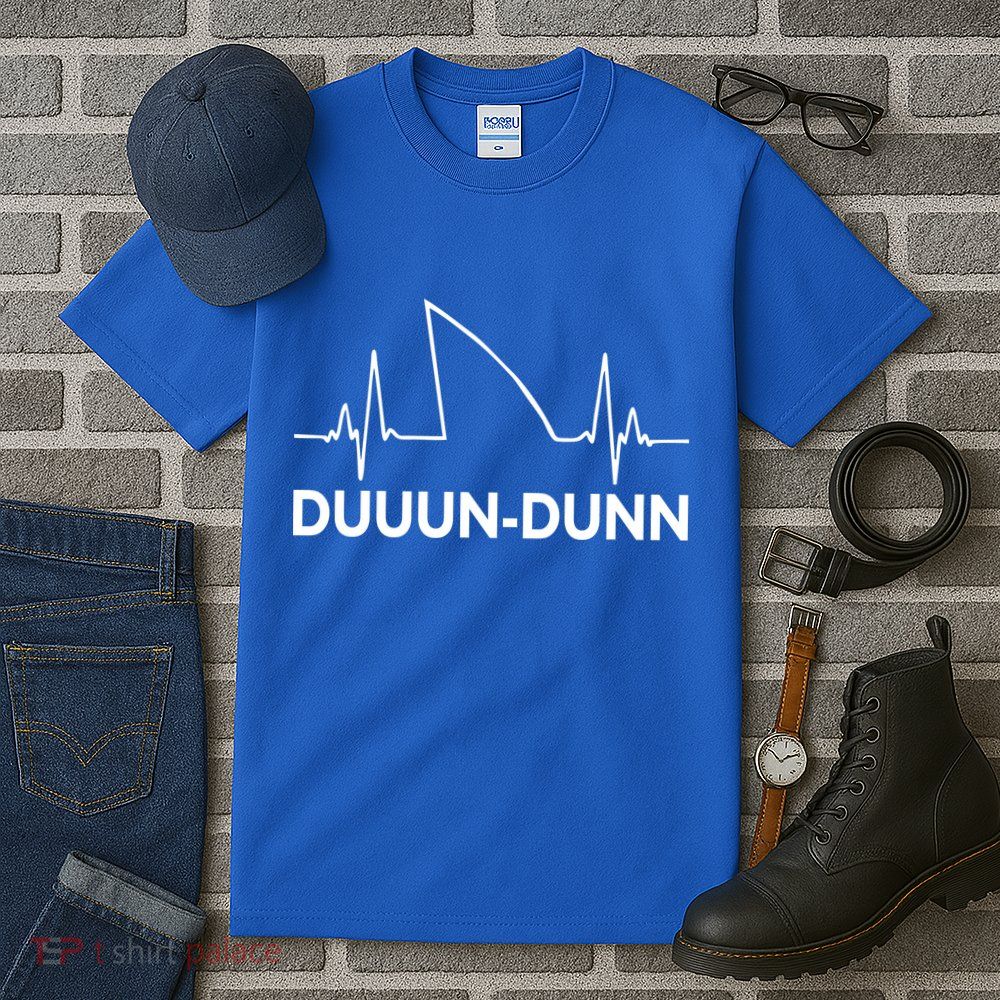 Shark Heartbeat Pulse Duuun-Dunn Tall T-Shirt