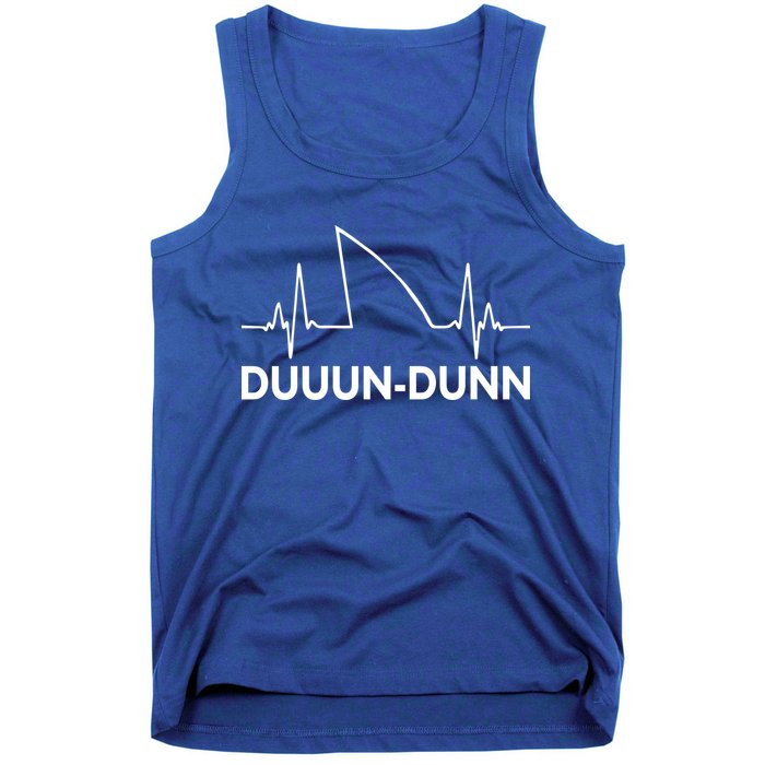 Shark Heartbeat Pulse Duuun-Dunn Tank Top