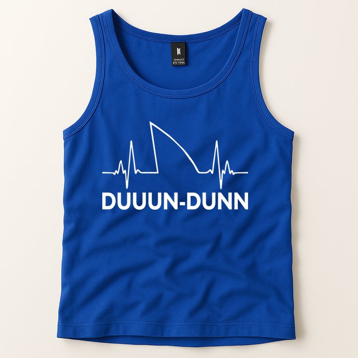 Shark Heartbeat Pulse Duuun-Dunn Tank Top