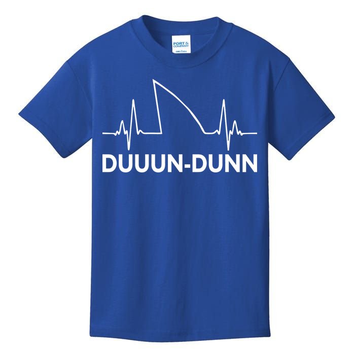 Shark Heartbeat Pulse Duuun-Dunn Kids T-Shirt