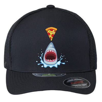 Shark Pizza Attack Flexfit Unipanel Trucker Cap