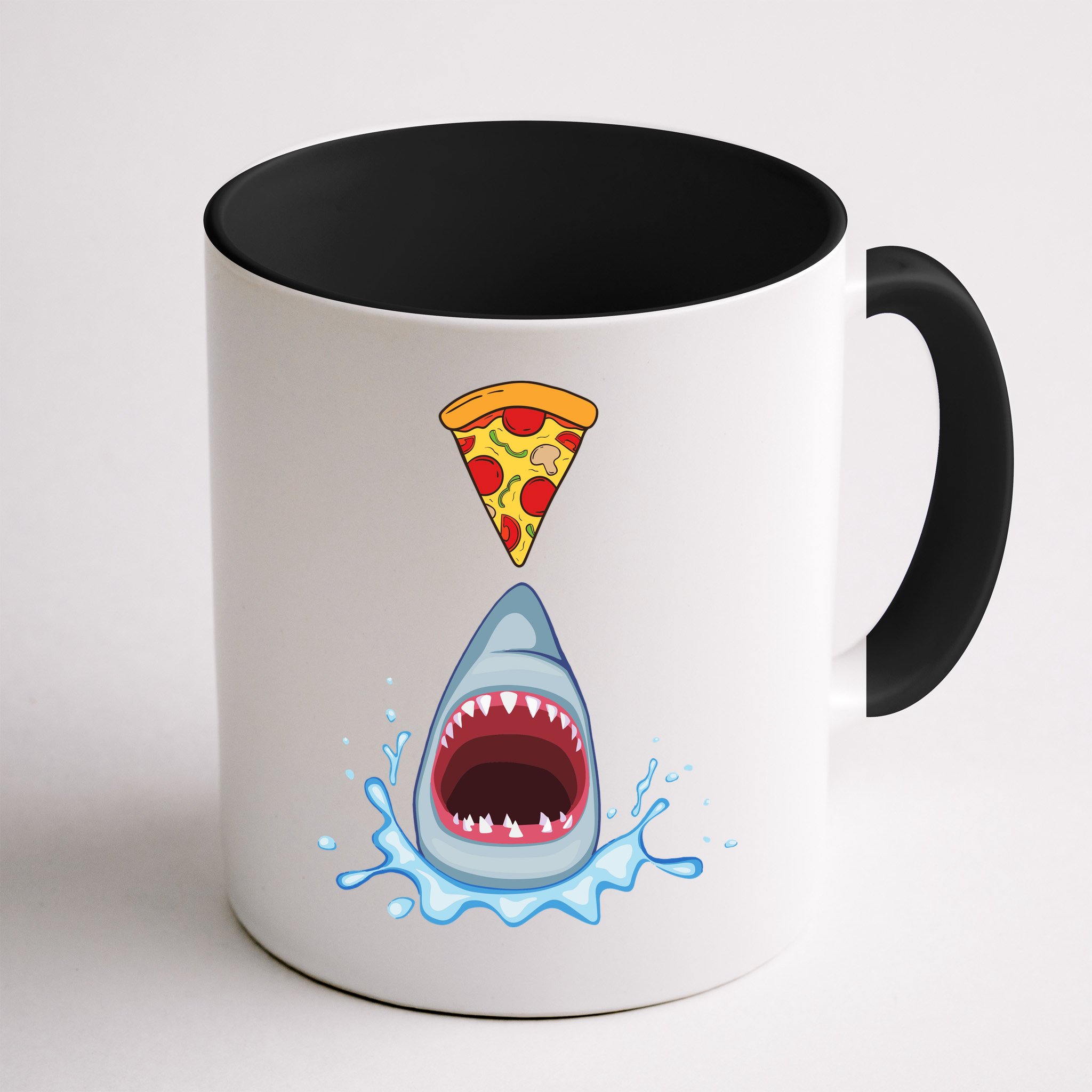 Shark Pizza Attack Mug