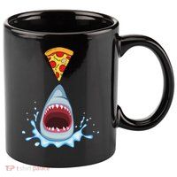 Shark Pizza Attack 11oz C Handle Ceramic Mug