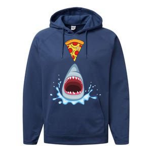 Shark Pizza Attack Performance Fleece Hoodie