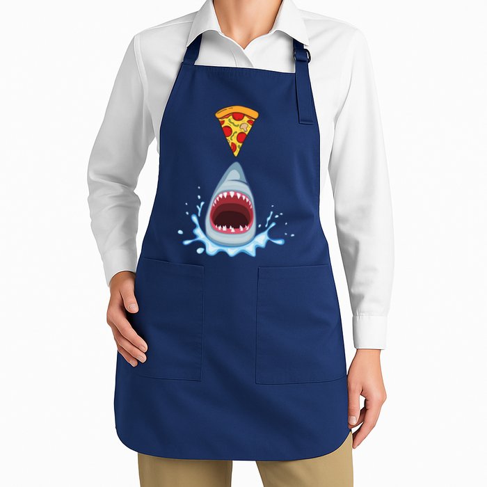 Shark Pizza Attack Apron