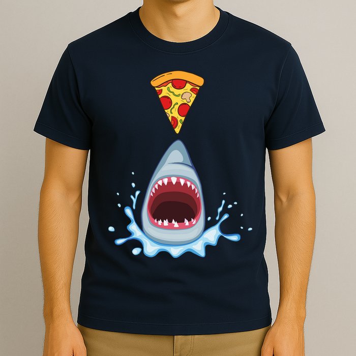 Shark Pizza Attack T-Shirt