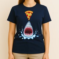 Shark Pizza Attack T-Shirt