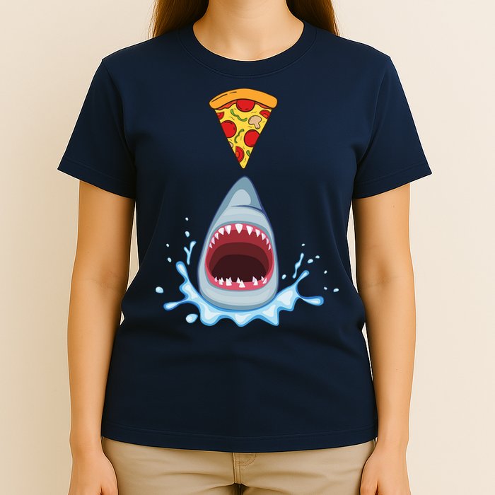 Shark Pizza Attack T-Shirt