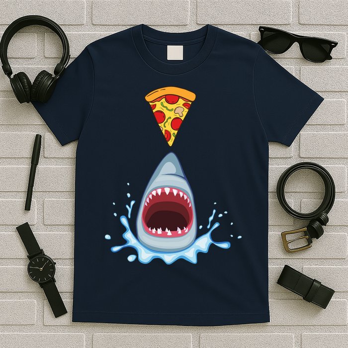 Shark Pizza Attack T-Shirt
