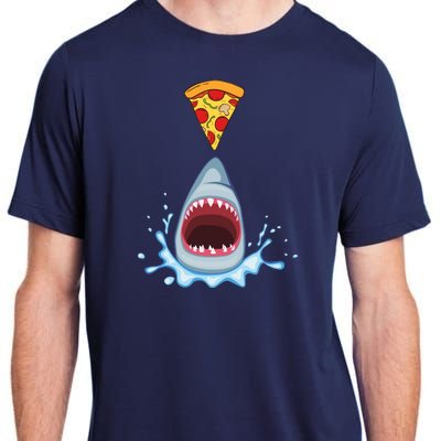 Shark Pizza Attack Adult ChromaSoft Performance T-Shirt