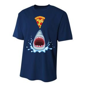 Shark Pizza Attack Performance Sprint T-Shirt