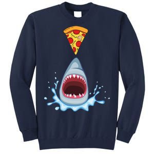 Shark Pizza Attack Tall Sweatshirt