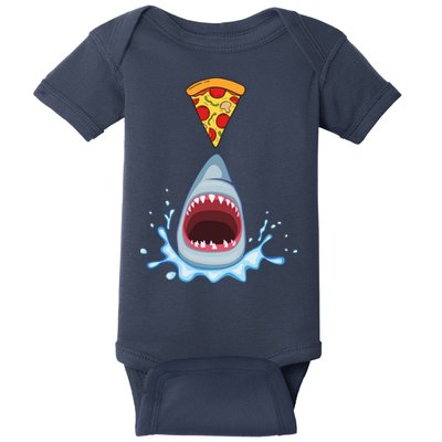 Shark Pizza Attack Baby Bodysuit