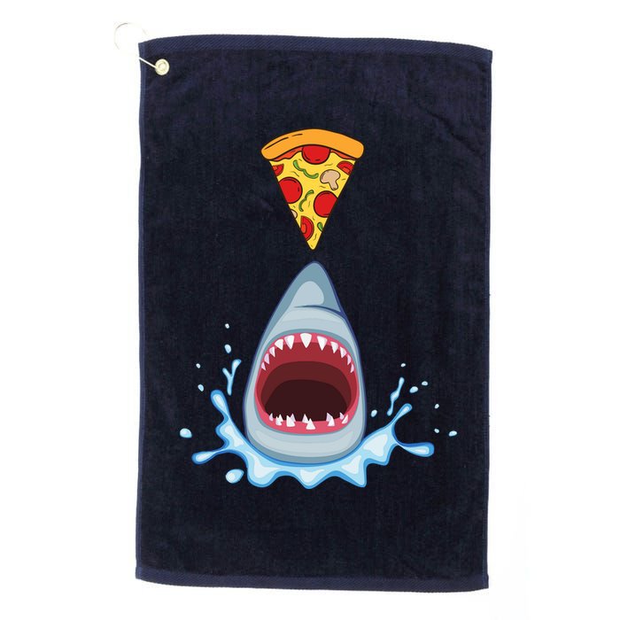 Shark Pizza Attack Golf Towel