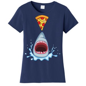 Shark Pizza Attack Women's T-Shirt