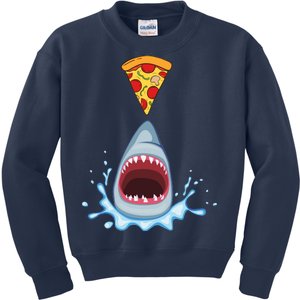 Shark Pizza Attack Kids Sweatshirt