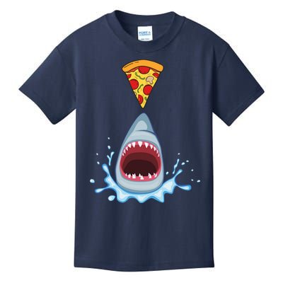 Shark Pizza Attack Kids T-Shirt