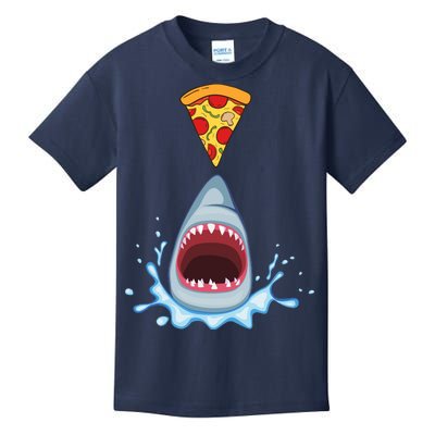 Shark Pizza Attack Kids T-Shirt