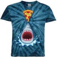 Shark Pizza Attack Kids Tie-Dye T-Shirt