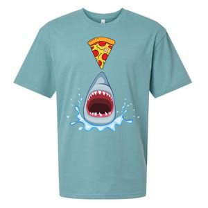 Shark Pizza Attack Sueded Cloud Jersey T-Shirt