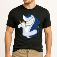 Shark Unicorn Float Pool Party Performance Shirt