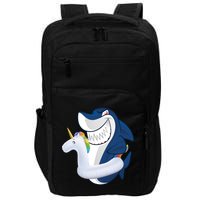 Shark Unicorn Float Pool Party Impact Tech Backpack
