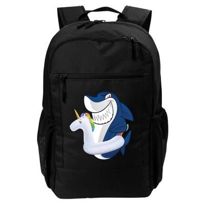 Shark Unicorn Float Pool Party Daily Commute Backpack