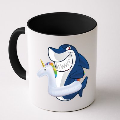 Shark Unicorn Float Pool Party Mug