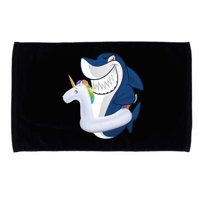 Shark Unicorn Float Pool Party Microfiber Hand Towel