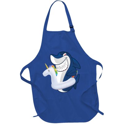 Shark Unicorn Float Pool Party Apron