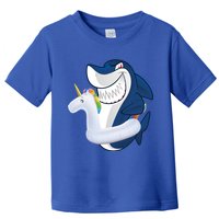 Shark Unicorn Float Pool Party Toddler T-Shirt