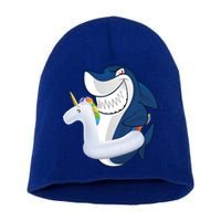 Shark Unicorn Float Pool Party Short Acrylic Beanie