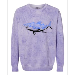 Shark Wave Colorblast Crewneck Sweatshirt