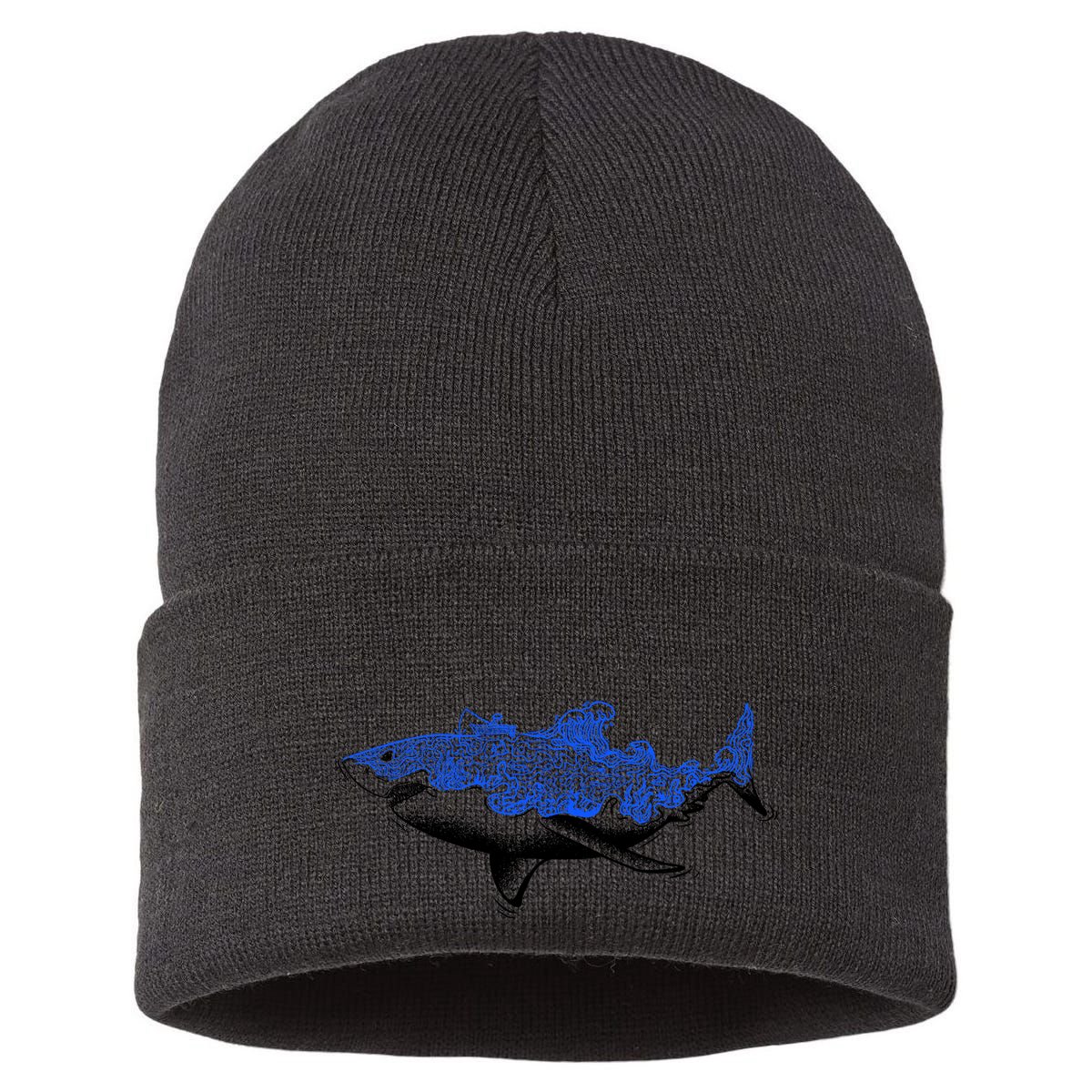 Shark Wave Sustainable Knit Beanie