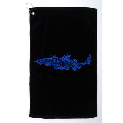 Shark Wave Golf Towel