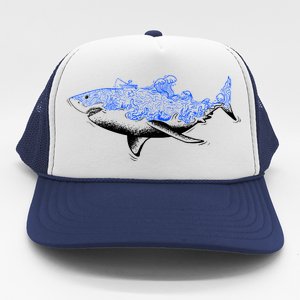 Shark Wave Trucker Hat