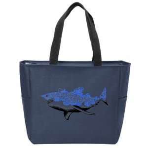 Shark Wave Zip Tote Bag