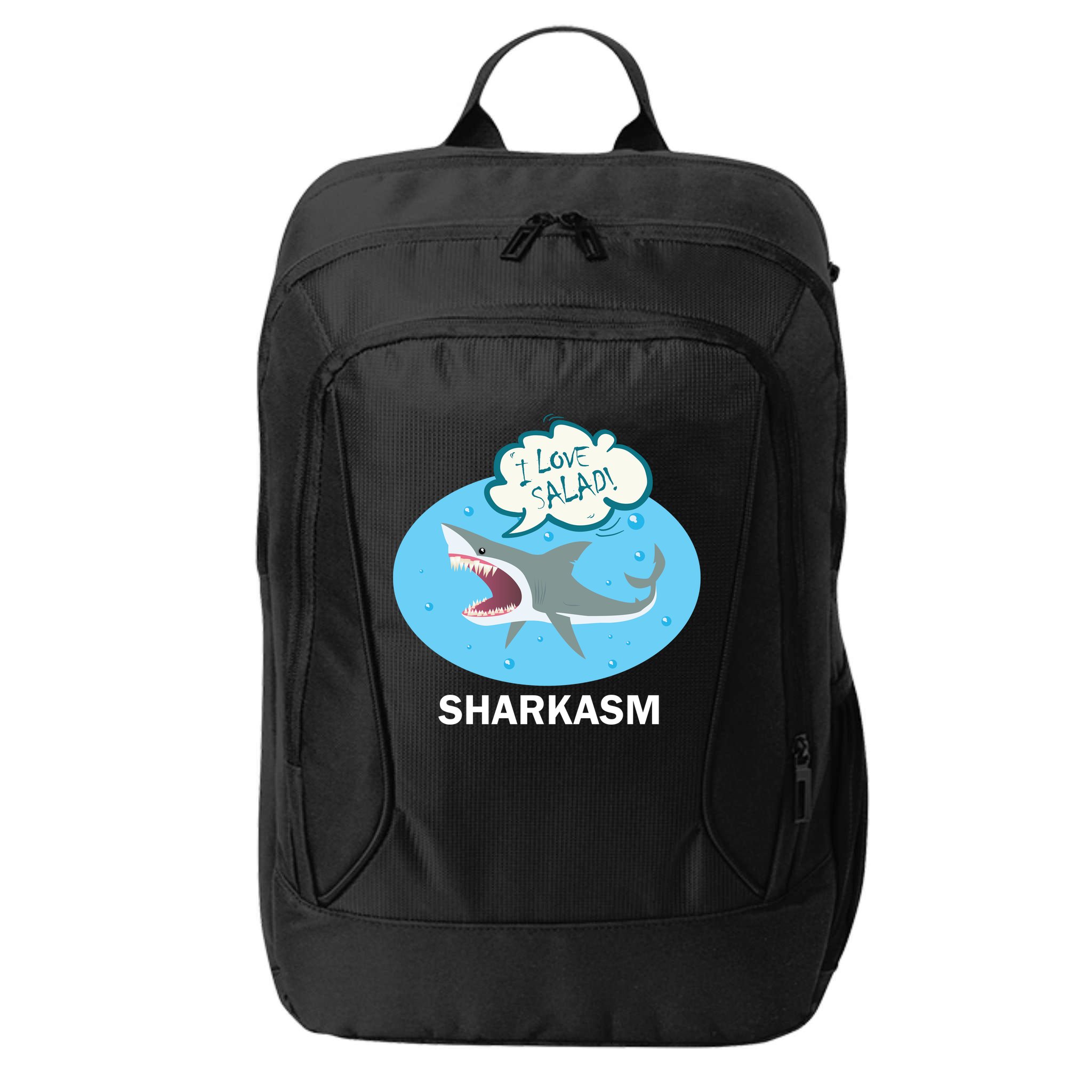 Sharkasm City Backpack